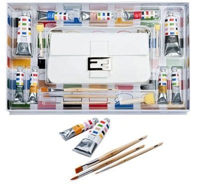 fendi baguette canvas painter kit|fendi baguette silver.